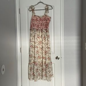 Lauren Conrad Ties at shoulder ankle length dress